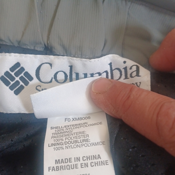 Columbia Gray Cargo Pants Mens Large 35x32 Outdoor Hiking Mesh Lining Light - Picture 13 of 15